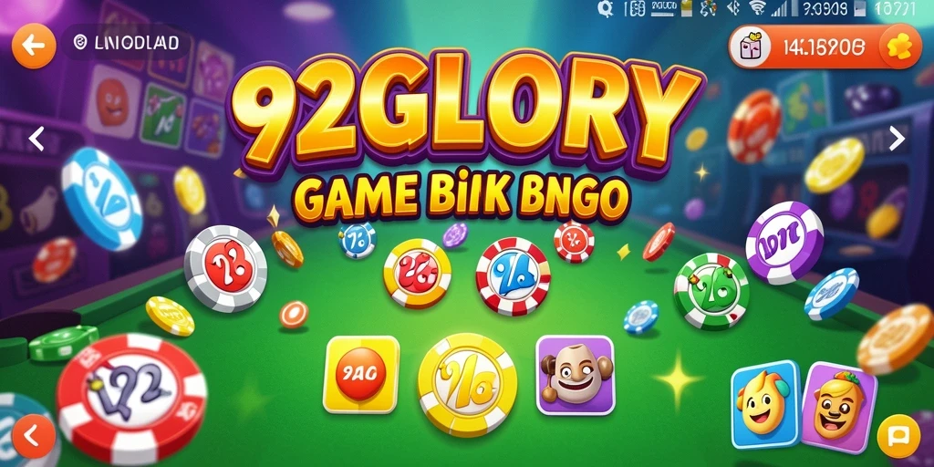 Tampilan gameplay seru di 92GLORY Bingo.