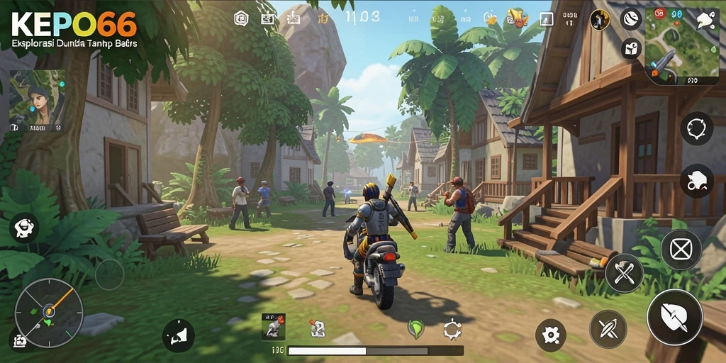 Gameplay seru di dunia terbuka KEPO66 yang menawan.