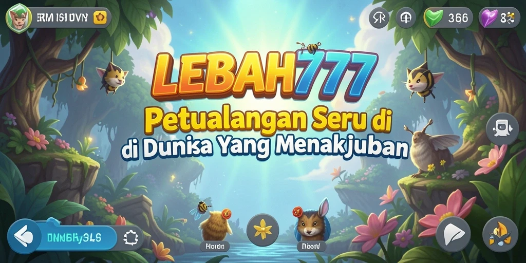 Tangkapan layar gameplay LEBAH777 menampilkan aksi seru dalam petualangan.