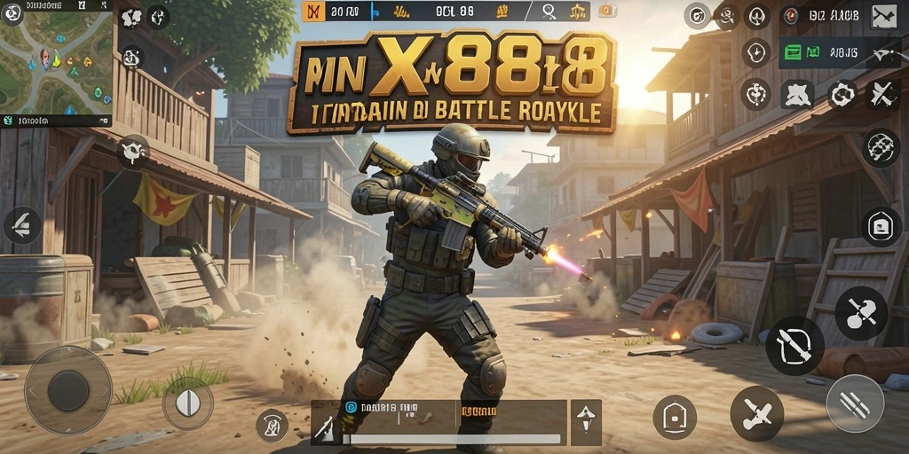 Screenshot gameplay NX888 yang intens dan mendebarkan.