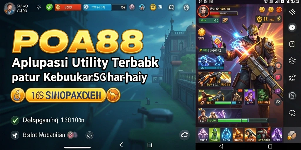 Tampilan antarmuka POA88 yang sederhana dan intuitif.